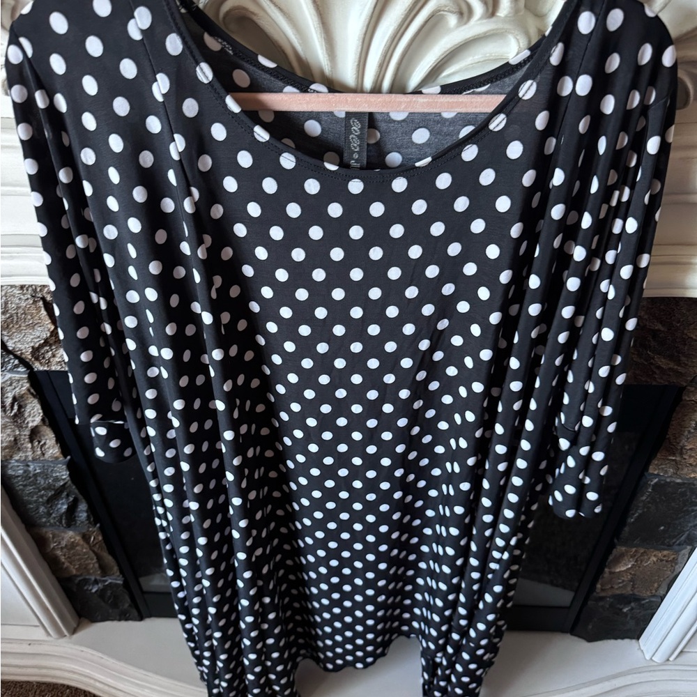 Polka Dot Tunic Top Coco & Juan 60" bust